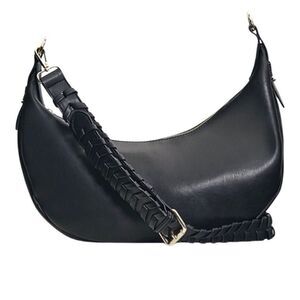 JULES KAE “ZOLA BAG” Vegan Leather, Gold Hardware, Adjustable braided strap